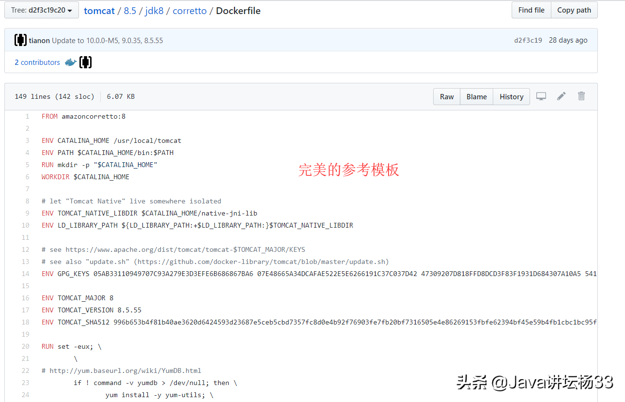 tomcat-dockerfile tomcat-dockerfile